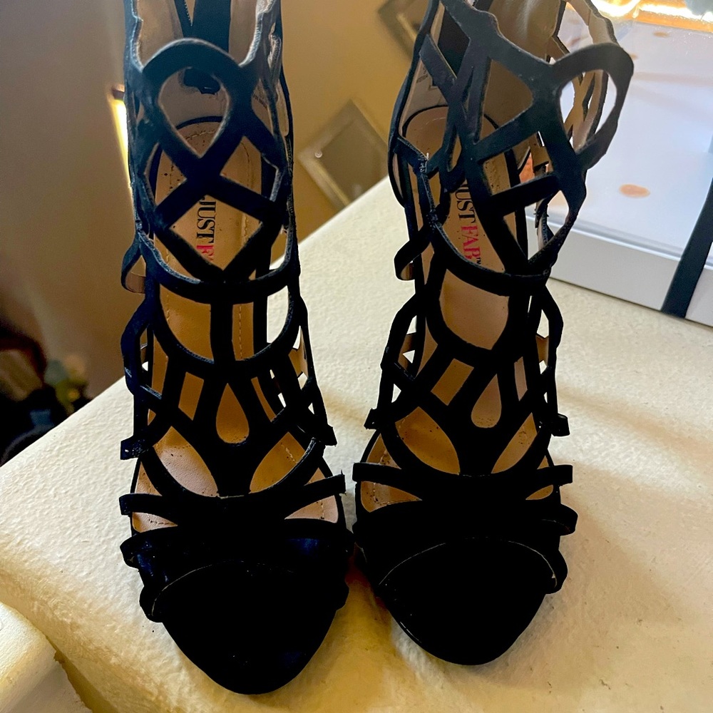 Black JUSTFAB Heels
